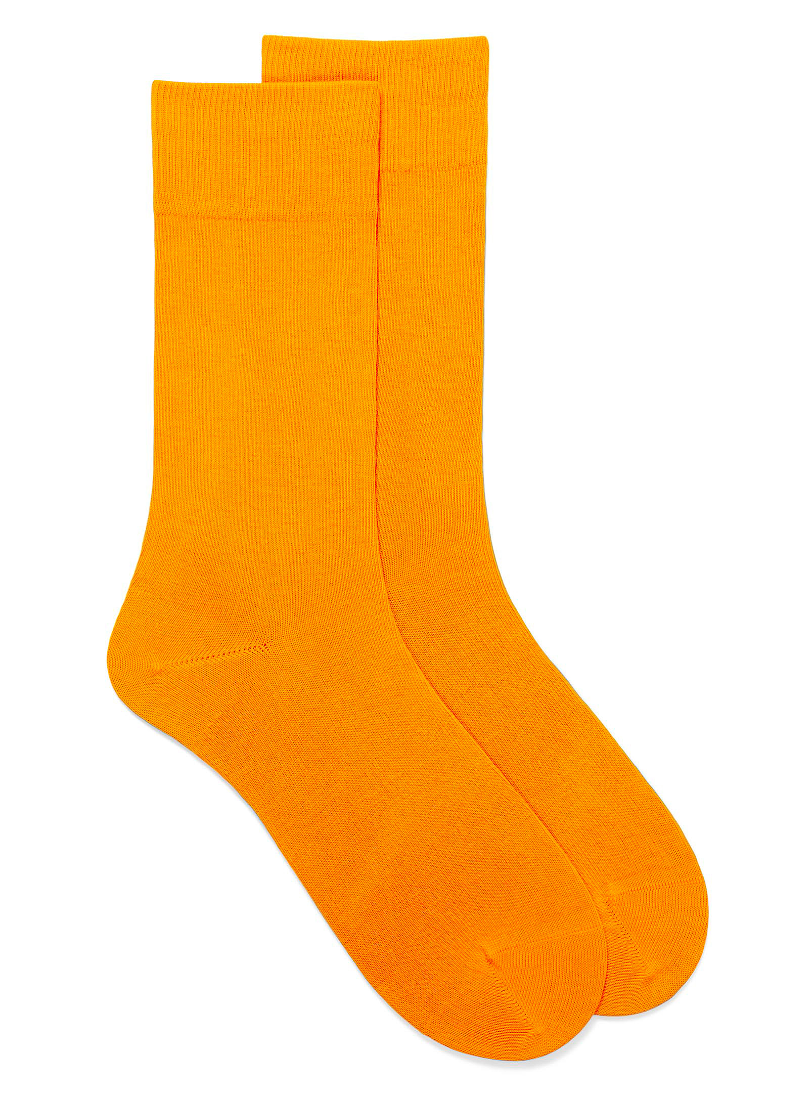 Le 31 Essential Organic Cotton Socks In Dark Yellow