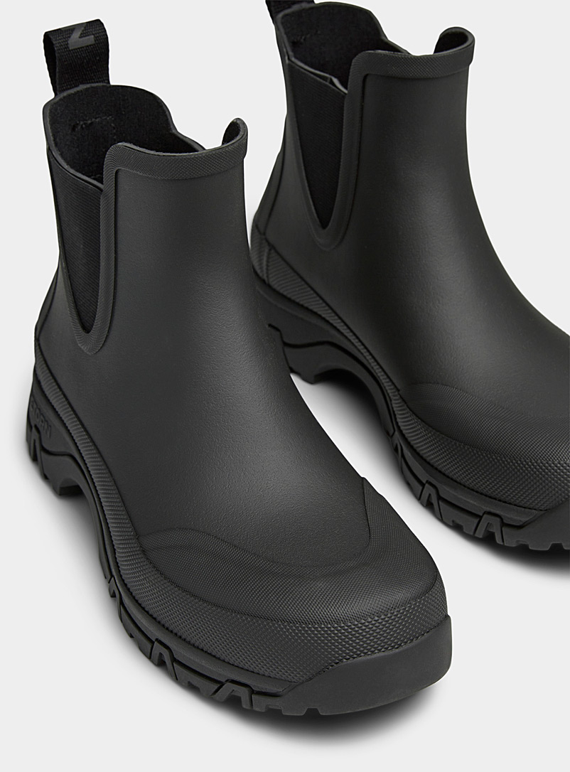 Tretorn Black Garpa Chelsea rain boots Men for men