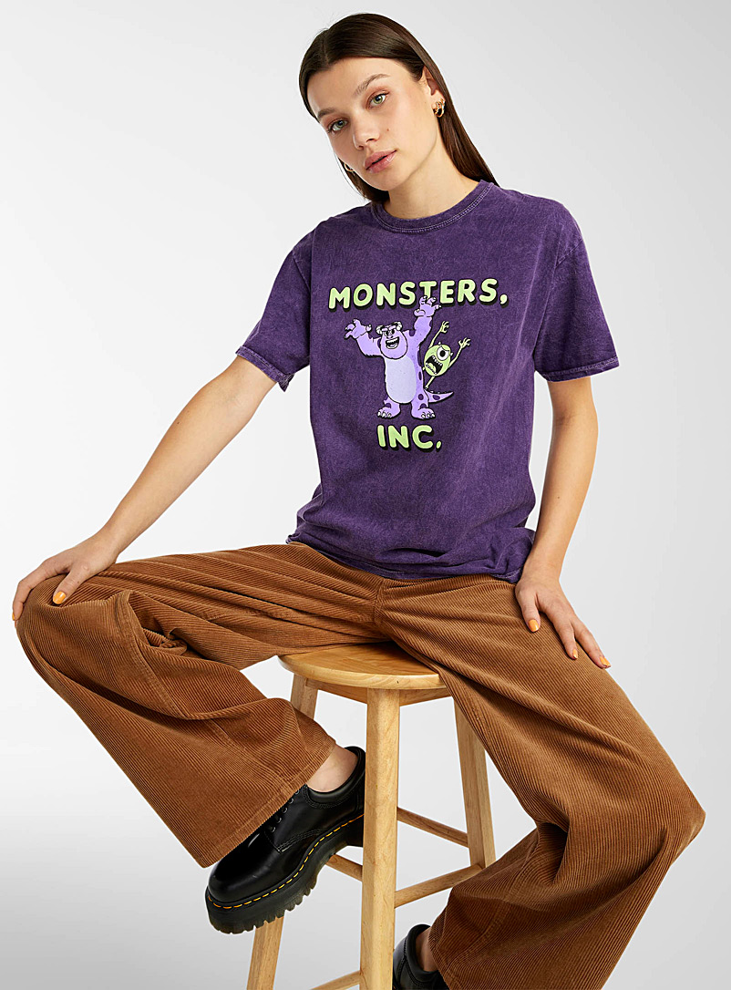 Twik: Le t-shirt Monsters, Inc. Pourpre pour femme