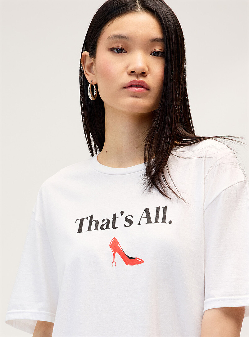 Twik: Le t-shirt That's All Blanc pour femme