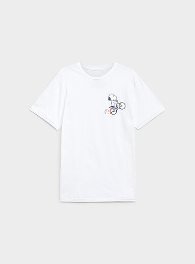 Snoopy biking T-shirt