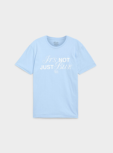 Le 31: Le t-shirt It's Not Just Blue Bleu p&acirc;le - Bleu ciel pour homme