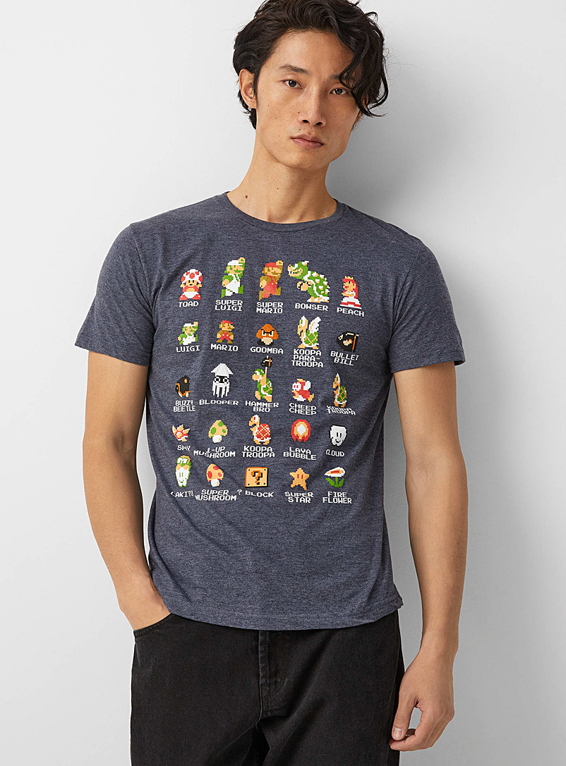 Super Mario T-shirt | Le 31 | Shop Men's Printed & Patterned T-Shirts Online |