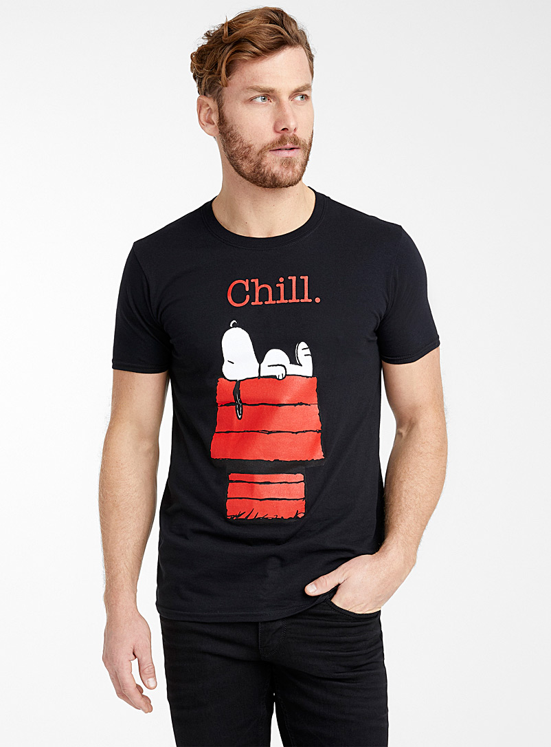 Le 31: Le t-shirt Chill Noir pour homme