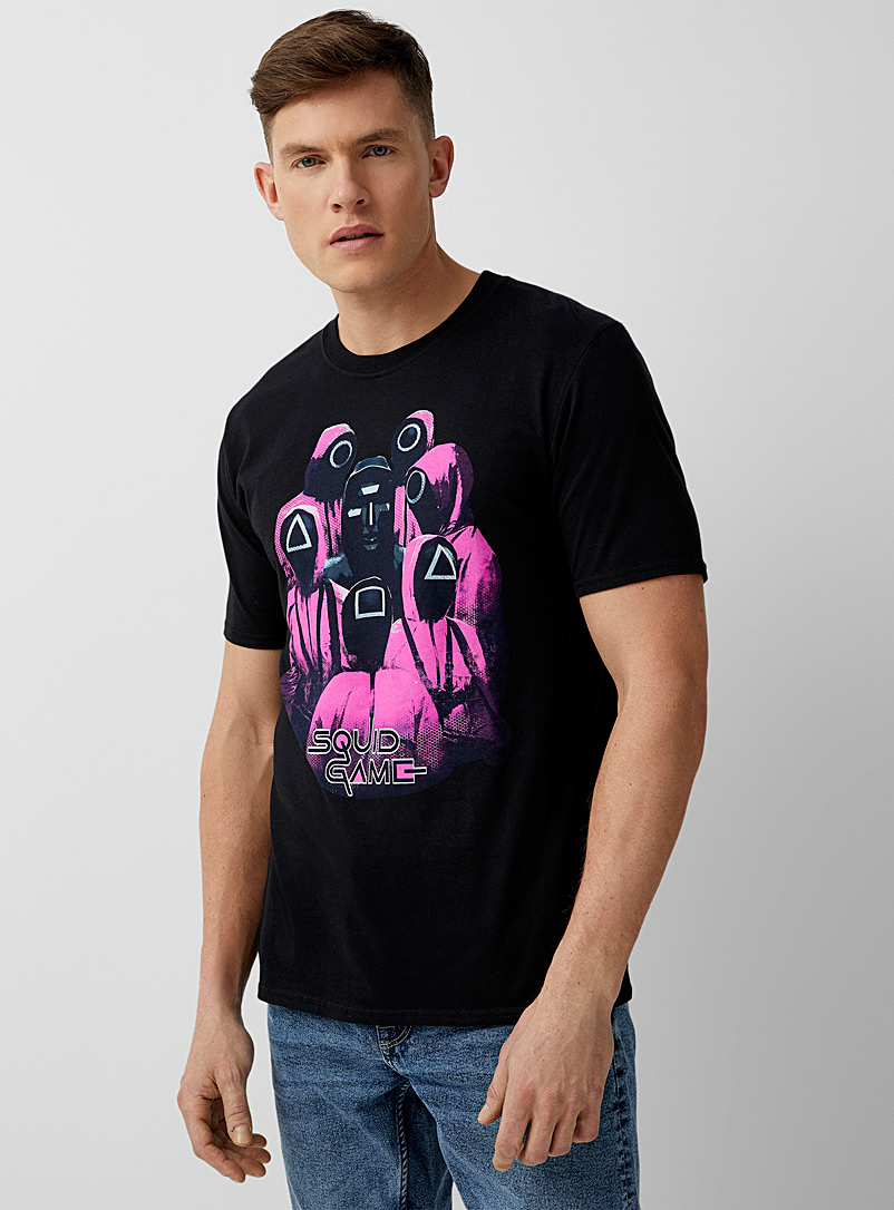 Le 31 Black Squid Game tribe T-shirt for men