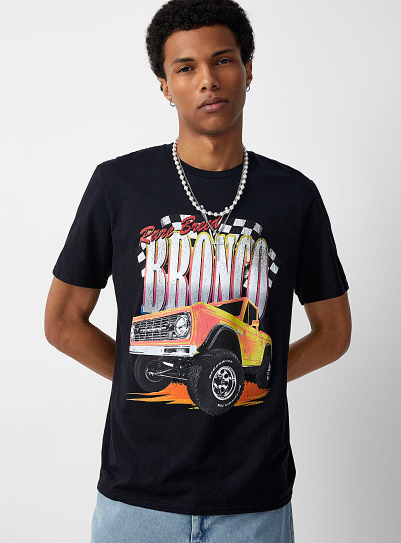 Djab Black Bronco circuit T-shirt for men