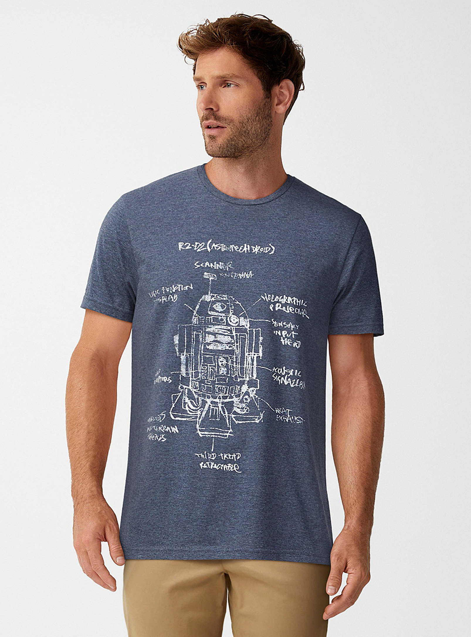 Le 31 R2d2 T-shirt In Grey