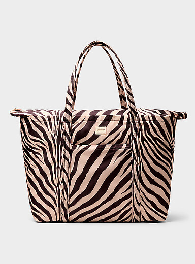 Le fourre-tout XL &agrave; motif Dina Avec passant pour valise