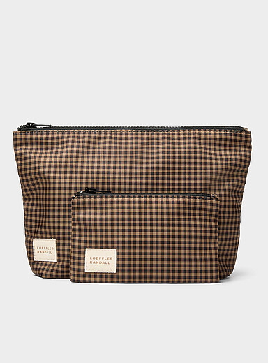 Tracy patterned zipped pouches 2-pack
