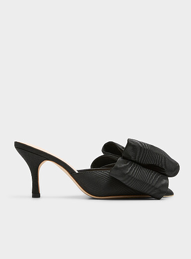 Margot mega-bow heeled mule Women