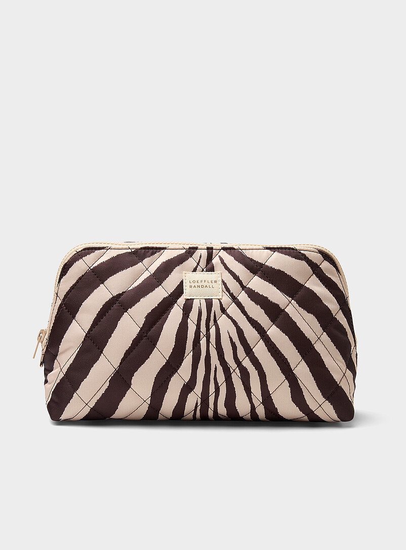 Frances patterned quilted cosmetics case product image (primary)