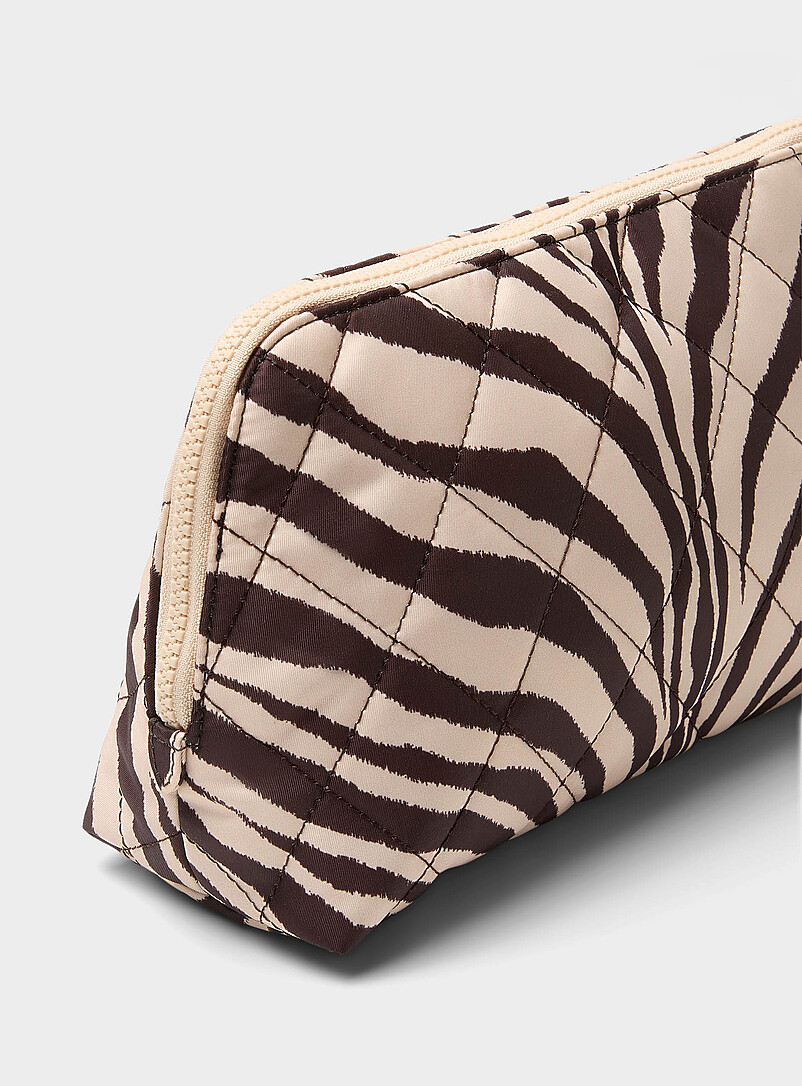 Frances patterned quilted cosmetics case product image 2
