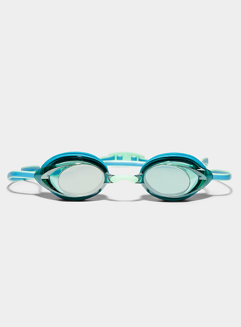 Speedo Teal Women's Vanquisher 2.0 mirrored swim goggles for women