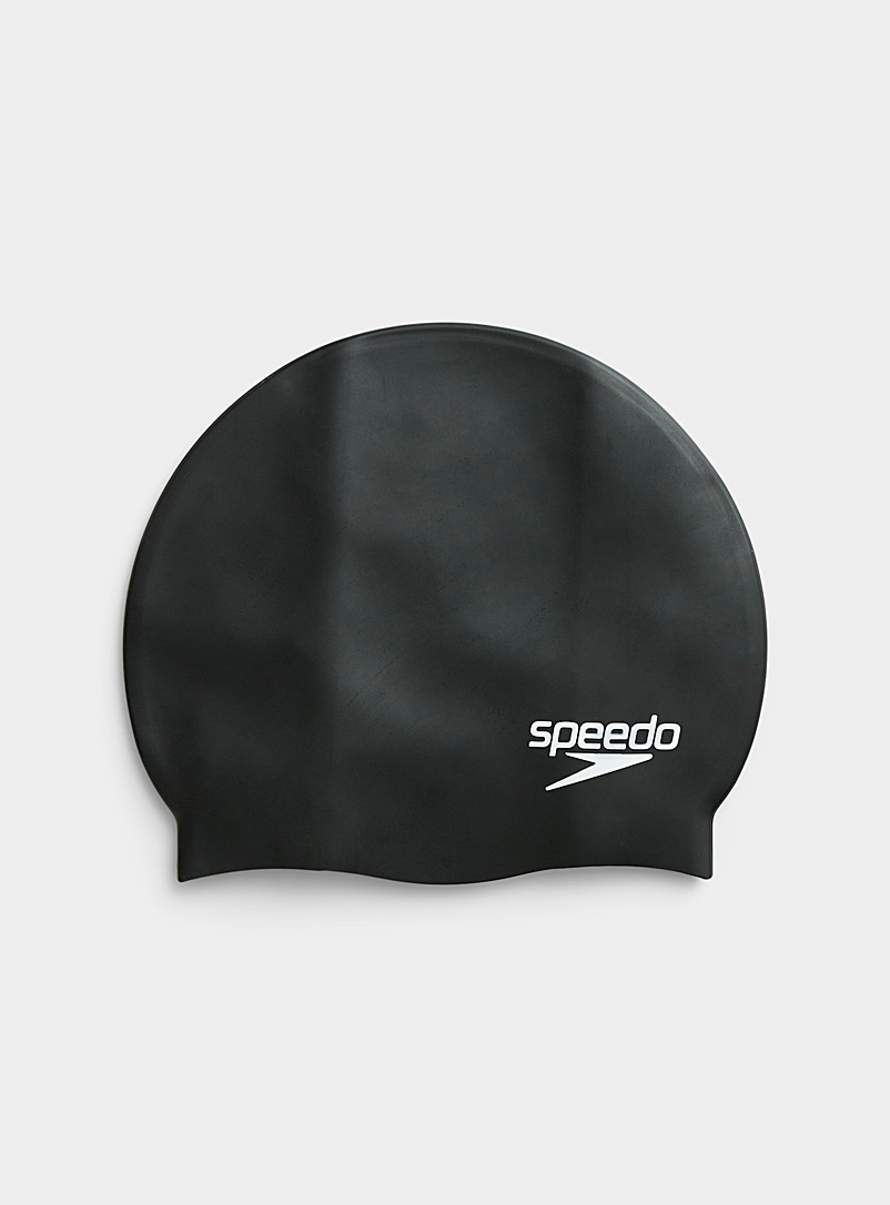 Speedo: Le bonnet de bain en silicone uni Noir pour femme