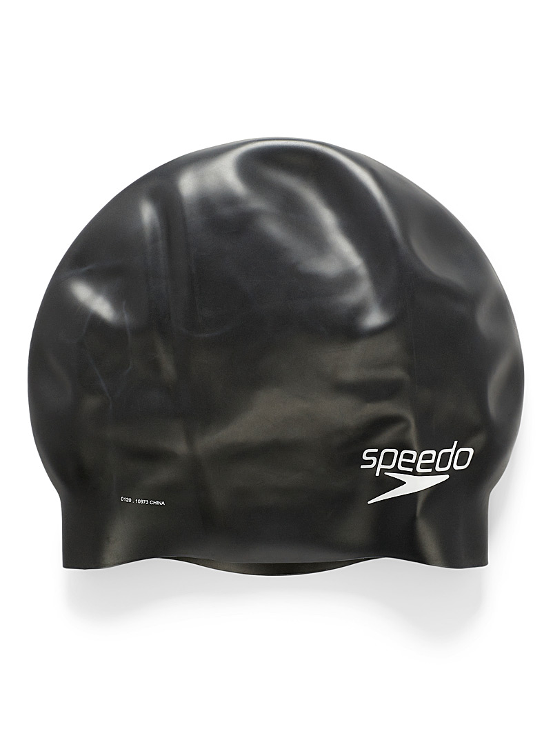 Speedo: Le bonnet de bain en silicone uni Noir pour femme