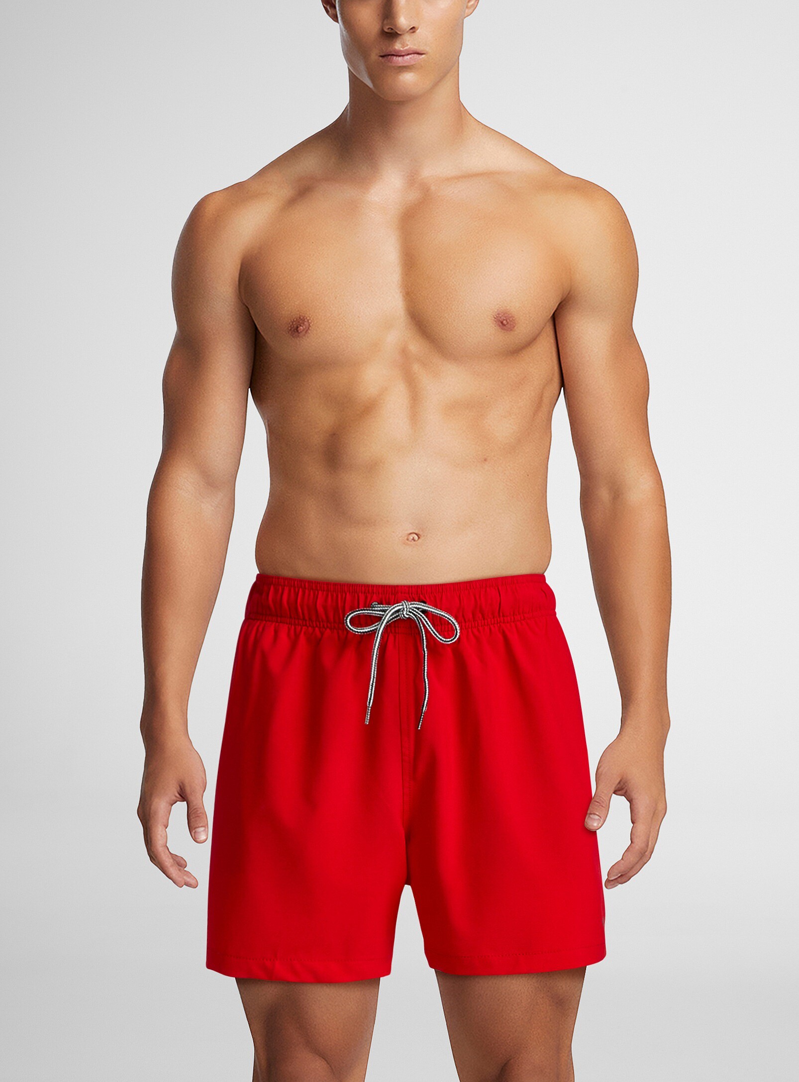 Speedo - Stretch swim short (Men, Red, X-LARGE)