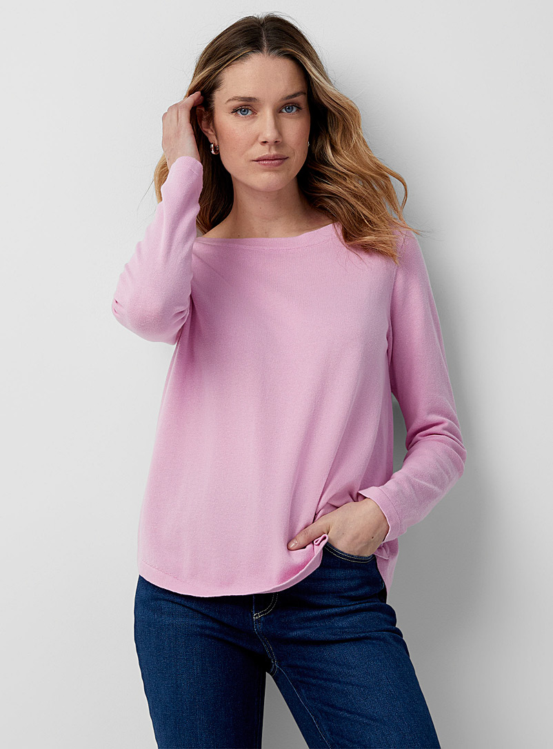 Rounded boat-neck sweater, Contemporaine, Wardrobe Staples
