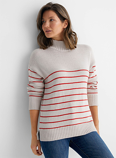 Loose horizontal stripe sweater | Contemporaine | Shop Women's Sweaters ...
