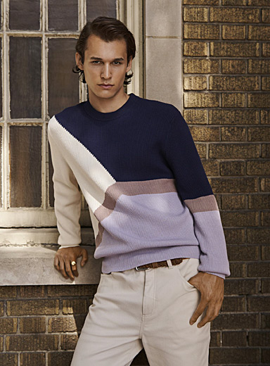 Colourful ribbed sweater | Le 31 | Shop 