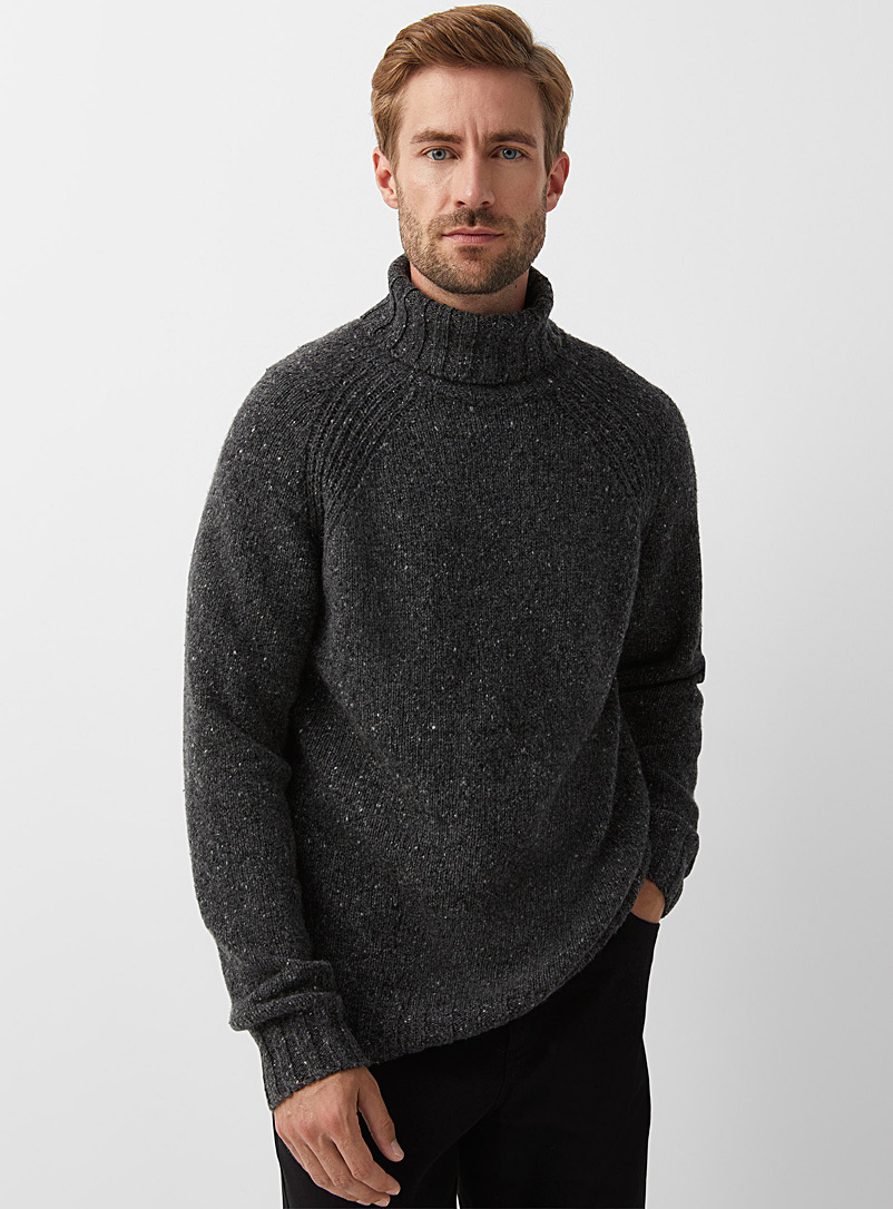 Donegal-knit turtleneck sweater | Le 31 | Shop Men's Turtleneck ...