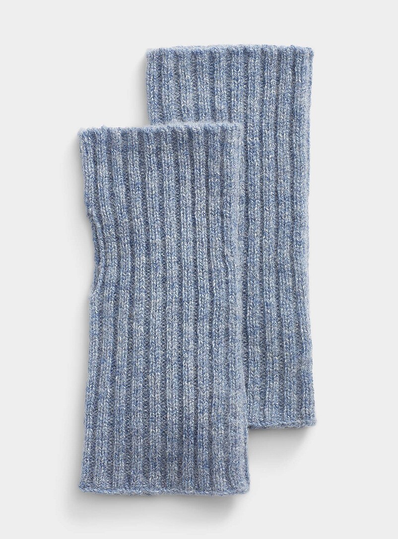 Mitaines Longue En Laine Mérinos - Ouverture Pour Le Pouce, Chaudes Et Douces, Pour Homme Et Femme - 14