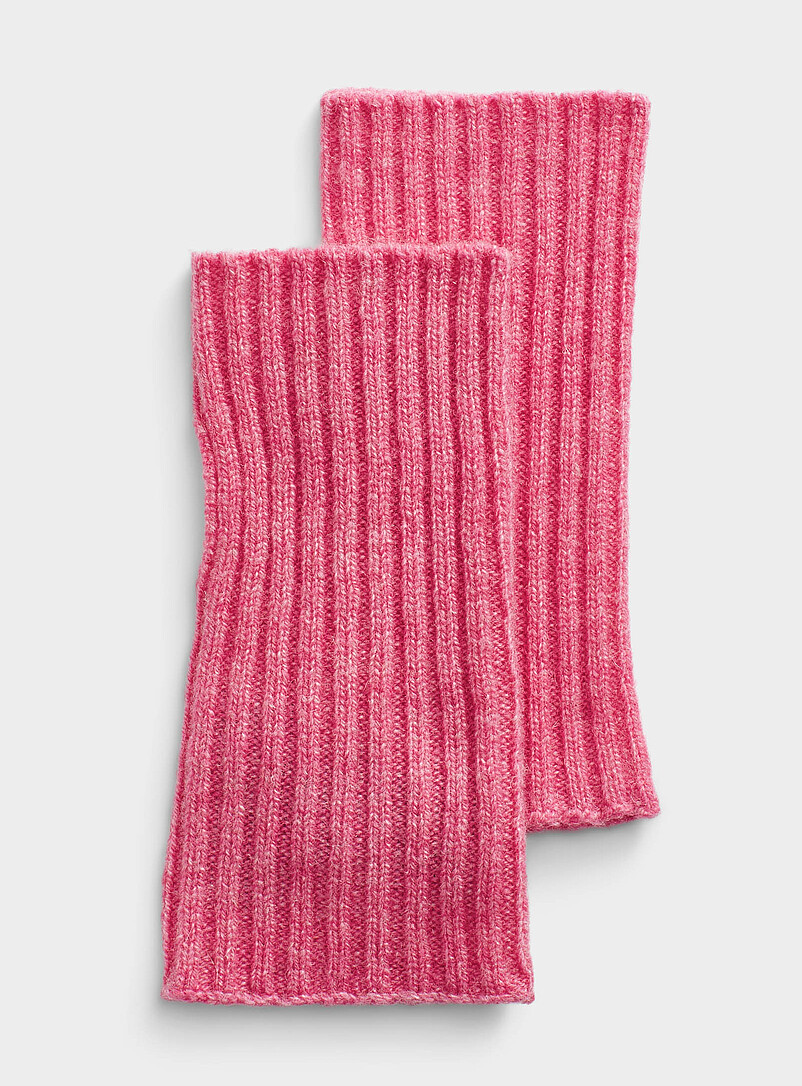 Chauffe-oreilles En Tricot Câblé Rose - Fait Sur Mesure - Femme/fille