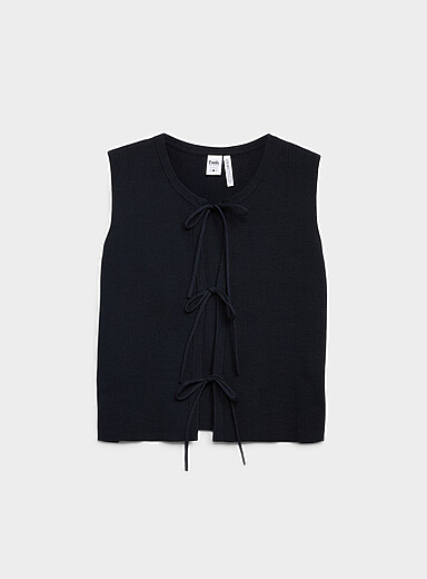 Three bows sweater vest