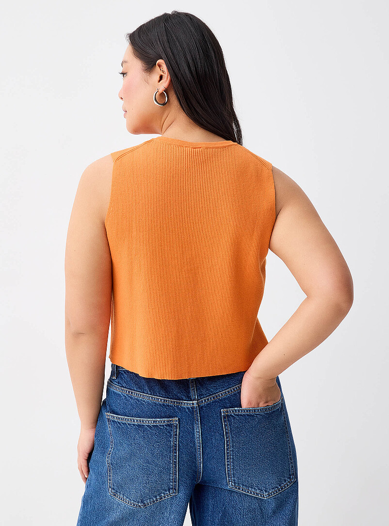 Twik: Le gilet trois boucles Rouge pour femme