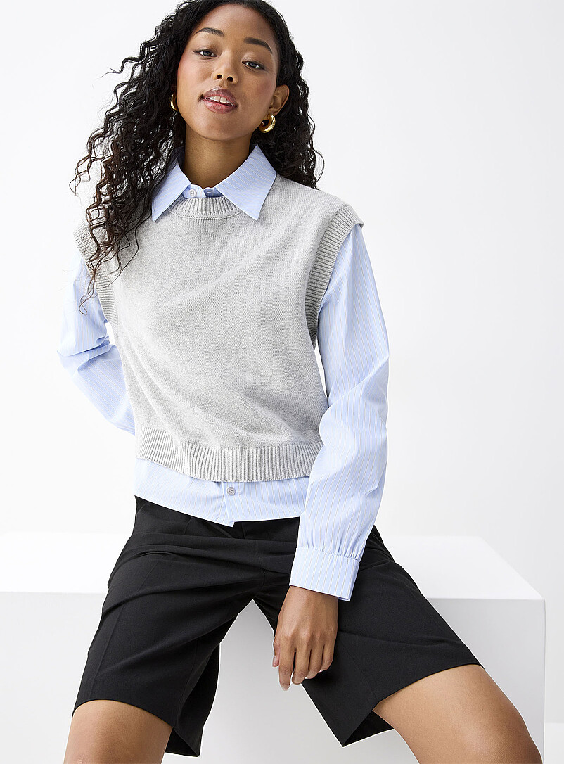 Débardeur Chemise Blanc Shirt Punch - Taille XL - Style Punk - Neuf Sans étiquettes