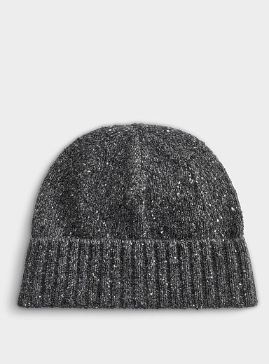 Responsible merino flecked tuque