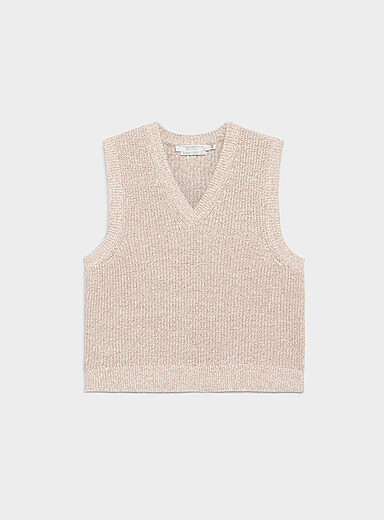 Le d&eacute;bardeur tricot chin&eacute; col V