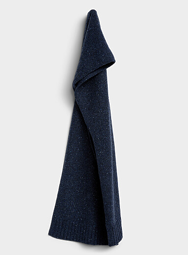 Donegal merino wool blend scarf
