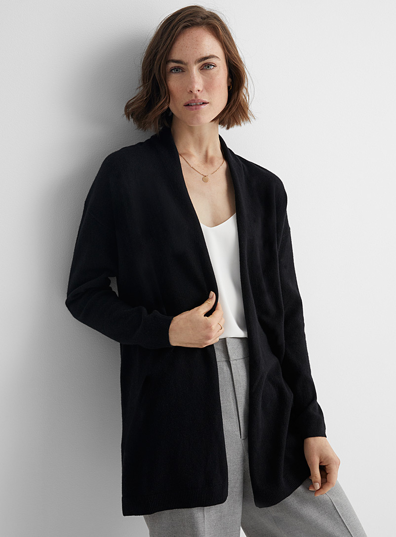 Merino open cardigan | Contemporaine 