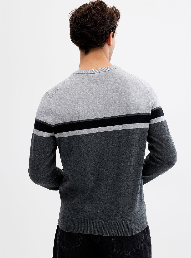 Block-stripe sweater product image 2