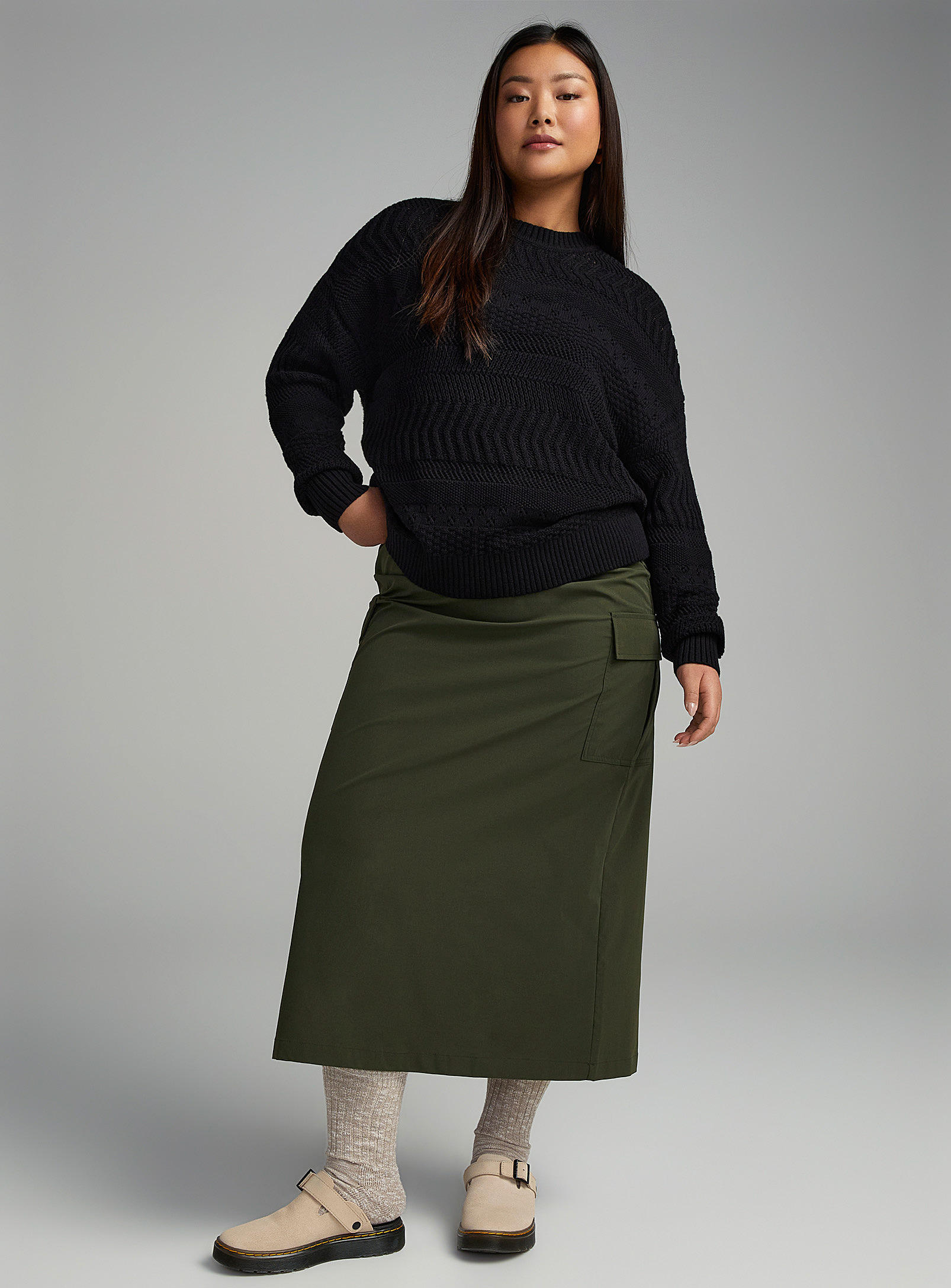Twik - Women's Openwork knit sweater