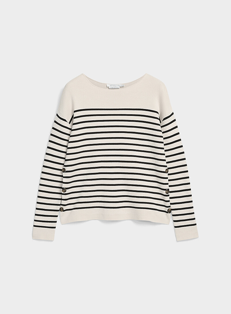 Structured boat-neck sweater product image 2