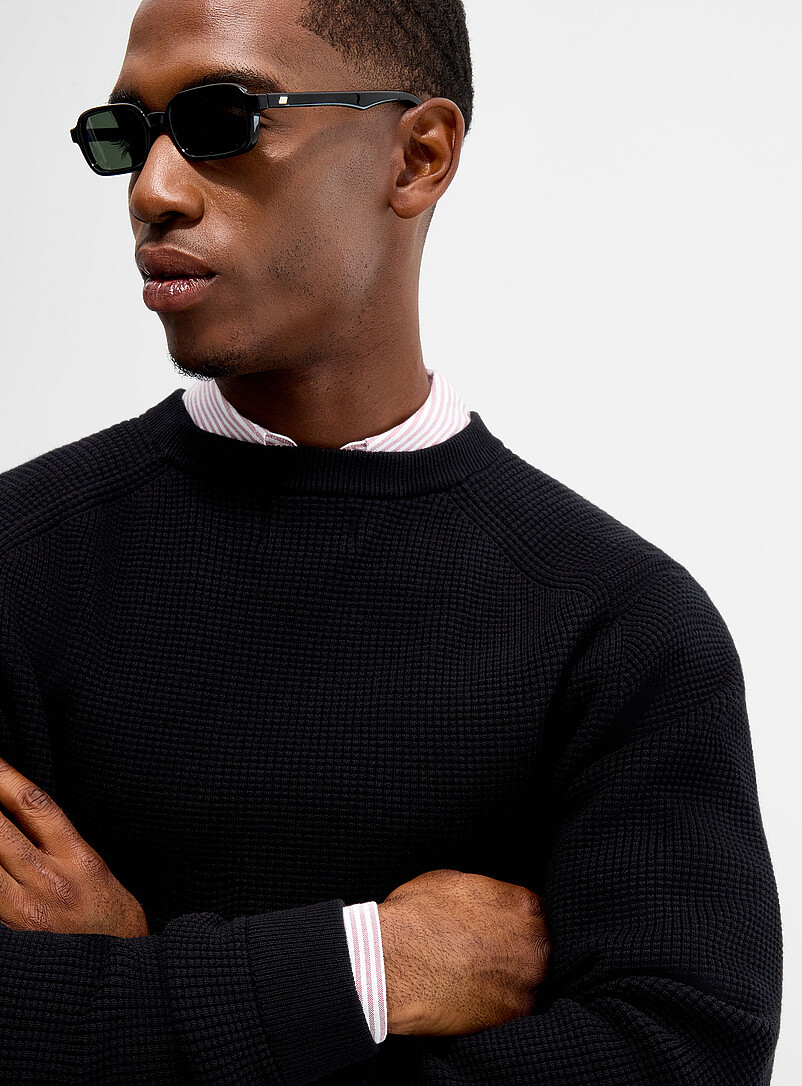 Waffle knit sweater product image 2