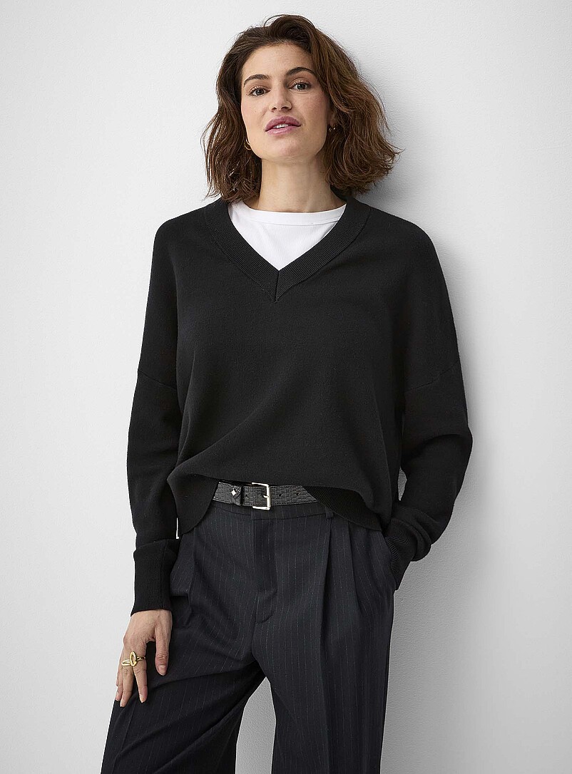 Loose pure cotton sweater product image (primary)