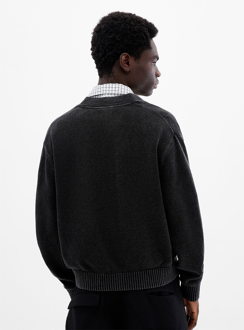 Cropped washed cardigan product image 3