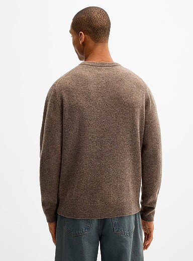 Fall hunt jacquard sweater <b>Recycled lambswool</b>