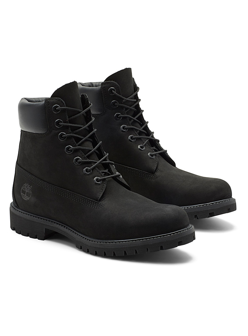 Timberland Black Premium 6-inch waterproof boots Men for men