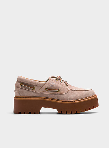 Timberland Purple Stone Street suede boat shoes Women for women
