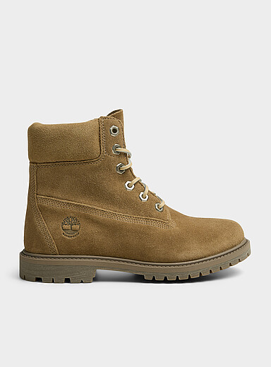 Timberland Brown Premium 6-inch waterproof suede boots Women for women