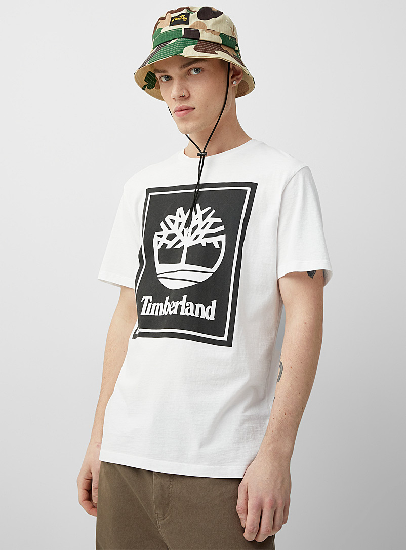 Timberland: Le t-shirt vignette arbre Blanc pour homme