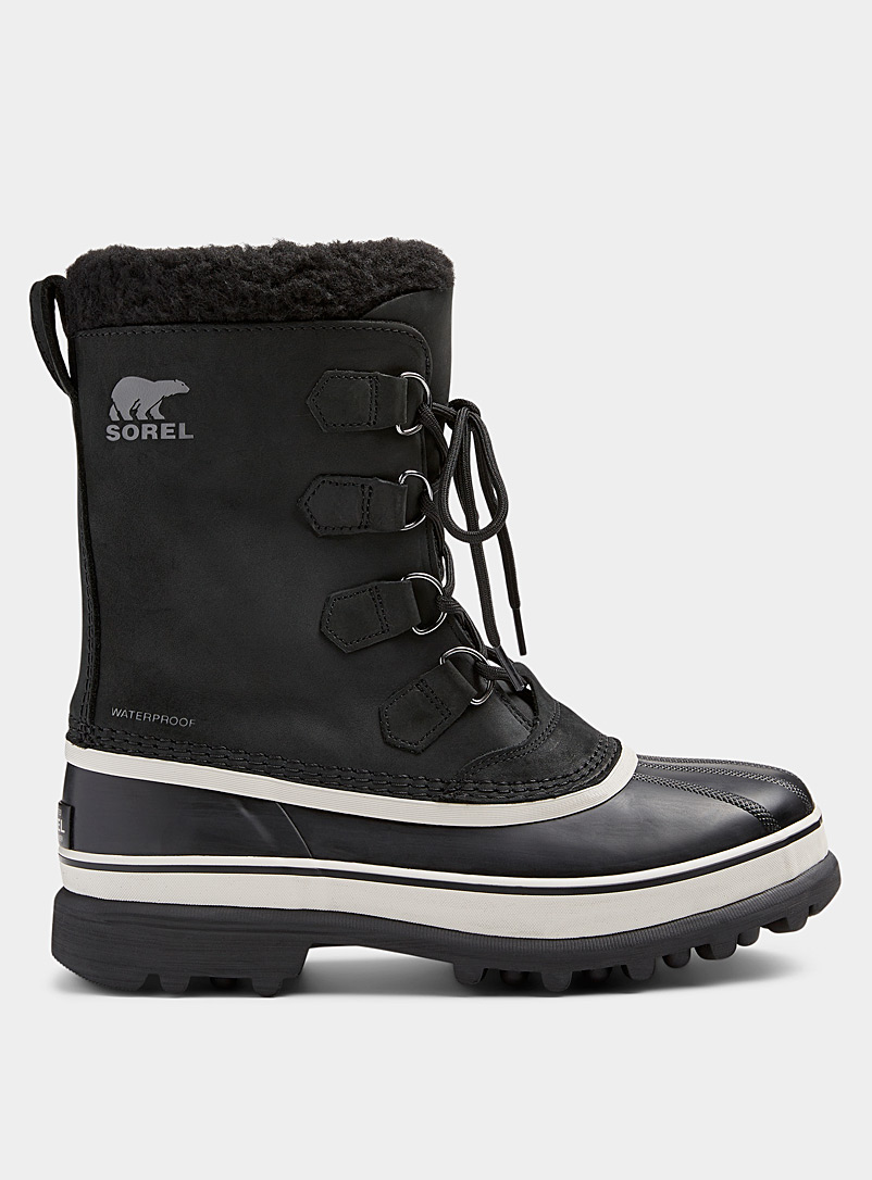 Sorel Black Wool Caribou™ winter boots Men for men