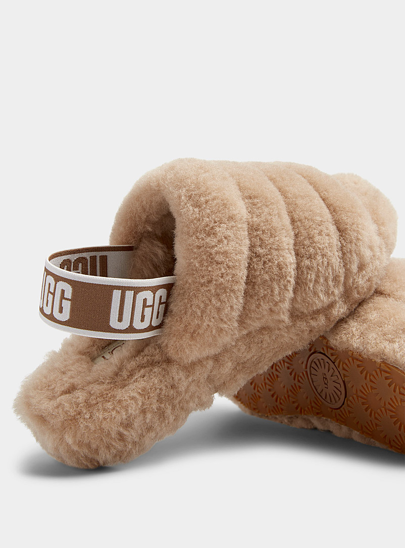 UGG Fawn Fluff Yeah slide slippers for women