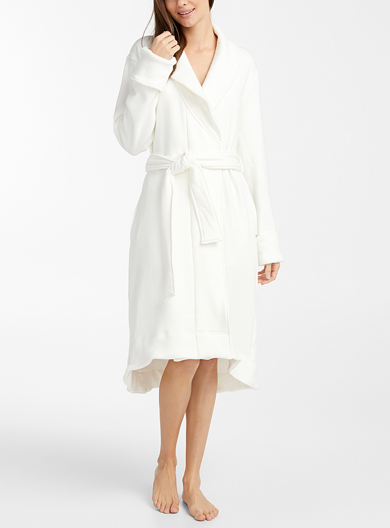 white ugg robe