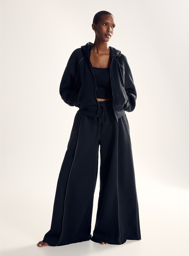 Balloon-sleeve zip hoodie | UGG | Women's Pyjamas and Loungewear