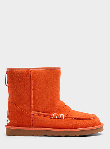 JW Anderson x UGG Orange Suede loafer boots Unisex for men