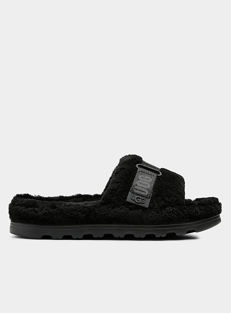 UGG Black Fluff Up slide slippers Men for men